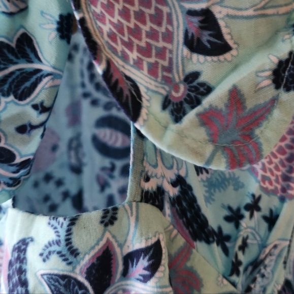 Nanette Lepore Tie Front Short Sleeves Swim Romper Size Medium - Picture 3 of 7